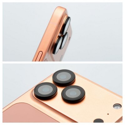 Szkło na aparat BLUE STAR Easy Install do IPHONE 16 PRO / 16 PRO MAX czarne