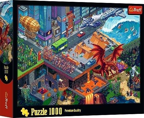 Puzzle 1000 Miasto Pixel TREFL