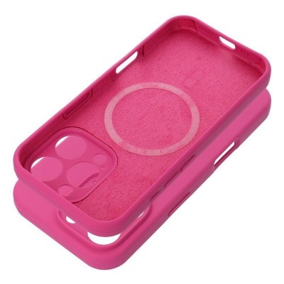 Futerał do iPhone 16 Silicone 2mm zgodny z MagSafe różowy
