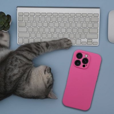 Futerał do iPhone 16 Silicone 2mm zgodny z MagSafe różowy