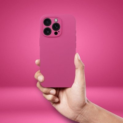 Futerał do iPhone 16 Silicone 2mm zgodny z MagSafe różowy