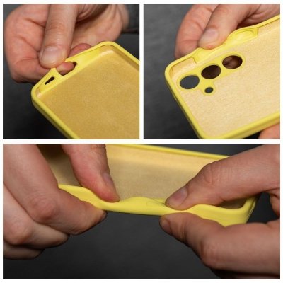 Futerał do Samsung S26 Silicone 2mm zgodny z MagSafe żółty