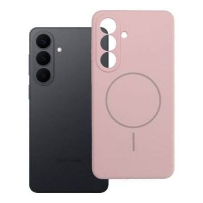 Futerał do Samsung S26 PLUS Silicone 2mm zgodny z MagSafe pudrowy róż