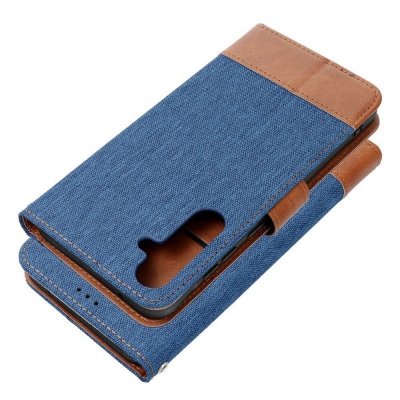 Etui z klapką na Samsung A20e Jeans Book niebieskie