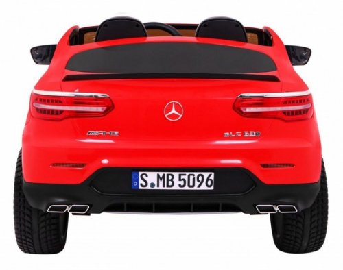 Auto Mercedes GLC 63S dla dzieci Czerwony Suv + Napęd 4x4