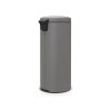 Kosz pedałowy NEWICON 30L Mineral Concrete Grey