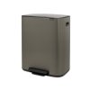 Kosz pedałowy BO 2x30L Platinum