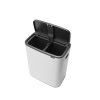 Kosz TOUCH BIN BO 2x30L White