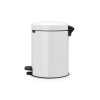 Kosz Pedałowy NEWICON 5L White 