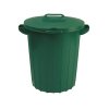 Pojemnik na odpady 90L zielony z pokrywą