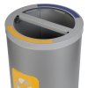 Kosz do segregacji odpadów STREAM BIN DUO 2x35L szary