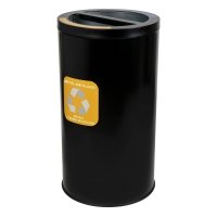 Kosz do segregacji odpadów STREAM BIN DUO 2x30L czarny z wkładami