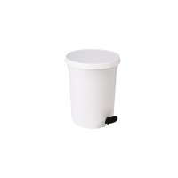 Kosz na śmieci 3,8L z pedałem biały NEW