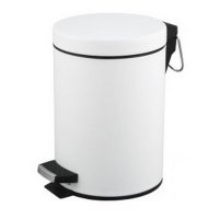 Kosz na śmieci 5L stal malowana biały