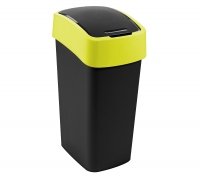Kosz na śmieci Flip Bin 45L czarny/żółty