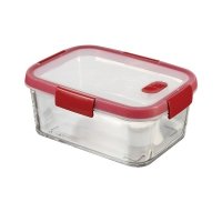 Pojemnik na żywność szklany Smart Cook 1,1L prostokątny      