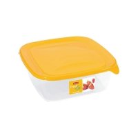Pojemnik na żywność FRESH&GO kwadratowy 1,7L żółty