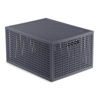 Koszyk KAYA M 20L z pokrywką granatowy 