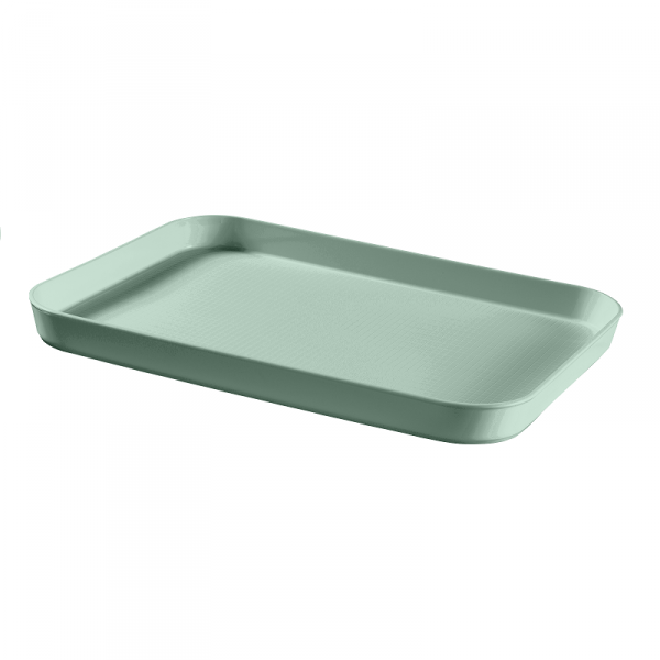 263335 - Taca dwustronna ESSENTIALS 2w1 zielona– do serwowania i ociekacz