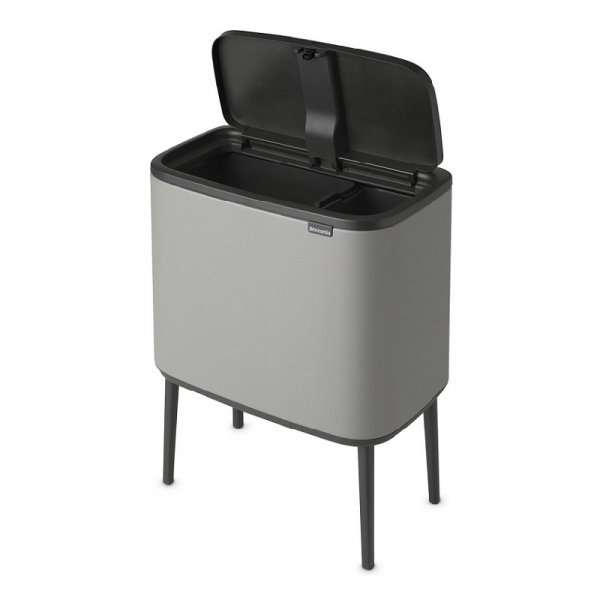 Kosz TOUCH BIN BO 11+23L Mineral Concrete Grey 