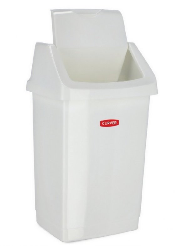 Kosz na śmieci Click-It 25L biały 