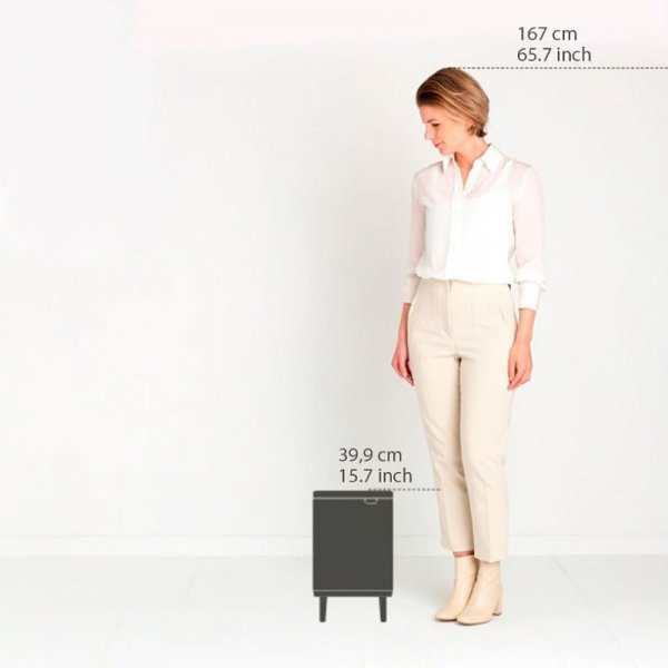 Kosz BO HI 7L Matt Steel FPP