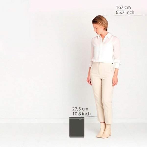 Kosz naścienny BO 4L Mineral Infinite Grey