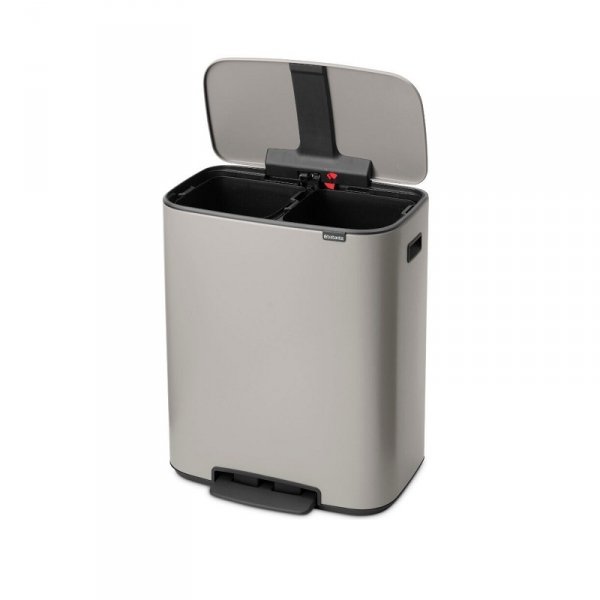 Kosz pedałowy BO 2x30L Soft Grey