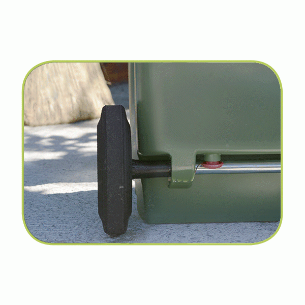 Pojemnik na odpady 120L z mechanizmem pedałowym STEFANPLAST