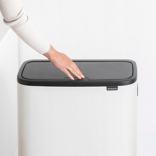 Kosz TOUCH BIN HI BO 60L White