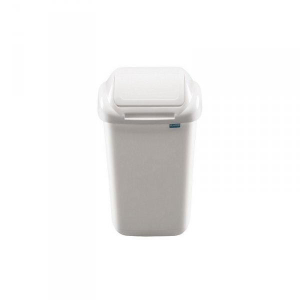 606-01 - Kosz na śmieci STANDARD 15L biały