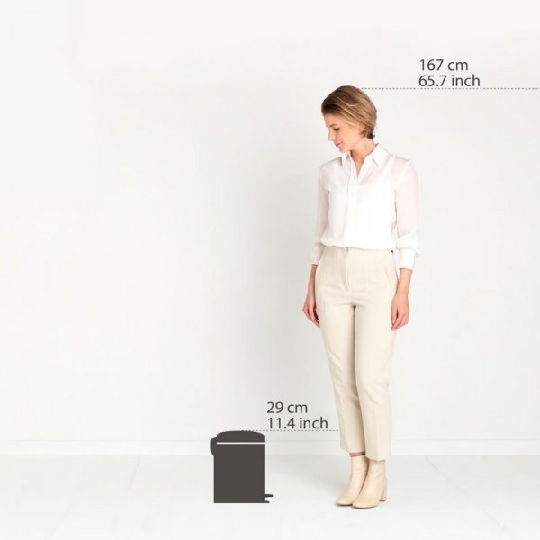 Kosz Pedałowy NEWICON 5L Warm Brass