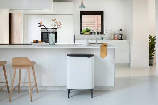 Kosz TOUCH BIN HI BO 60L White