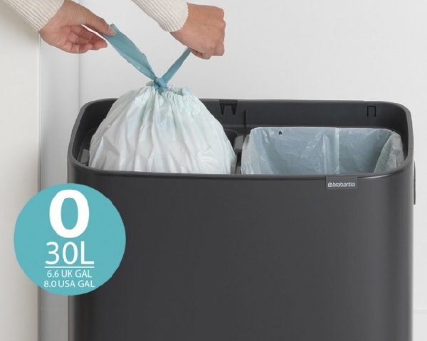 Kosz TOUCH BIN BO 2x30L Matt Black