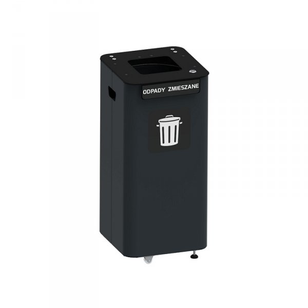 Kosz do segregacji MODULAR Bin Connect 70l odpady zmieszane , z funkcją łączenia