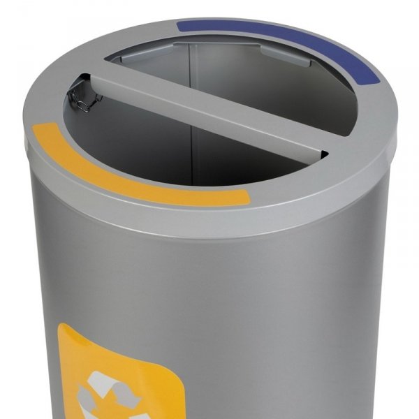 Kosz do segregacji odpadów STREAM BIN DUO 2x35L szary