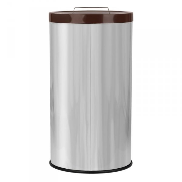 Kosz do segregacji odpadów EKO PRESTIGE 75L bio ( stal połysk )