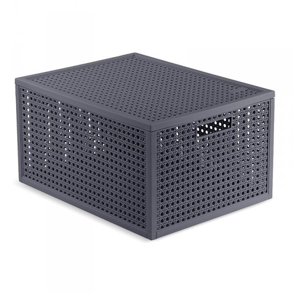 Koszyk KAYA M 20L z pokrywką granatowy