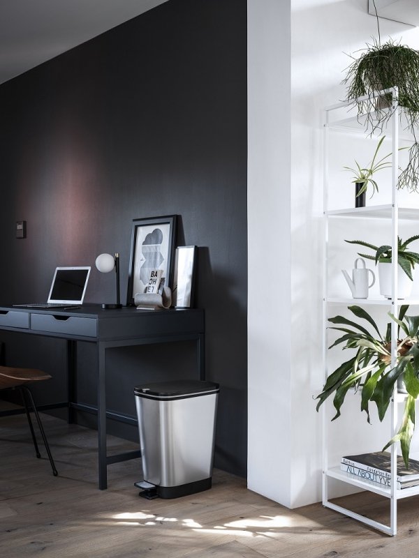 Kosz na śmieci CHIC-BIN 45L srebrny