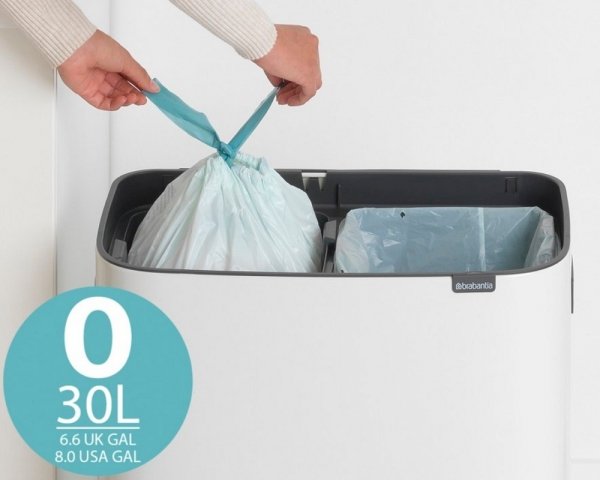 Kosz TOUCH BIN BO 2x30L Confident Grey