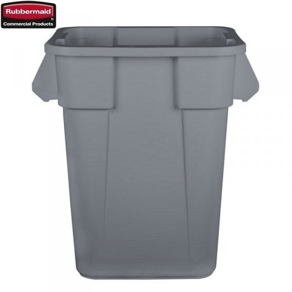 Kontener BRUTE® 151,4L 3536-00 Grey kwadrat z kanałami