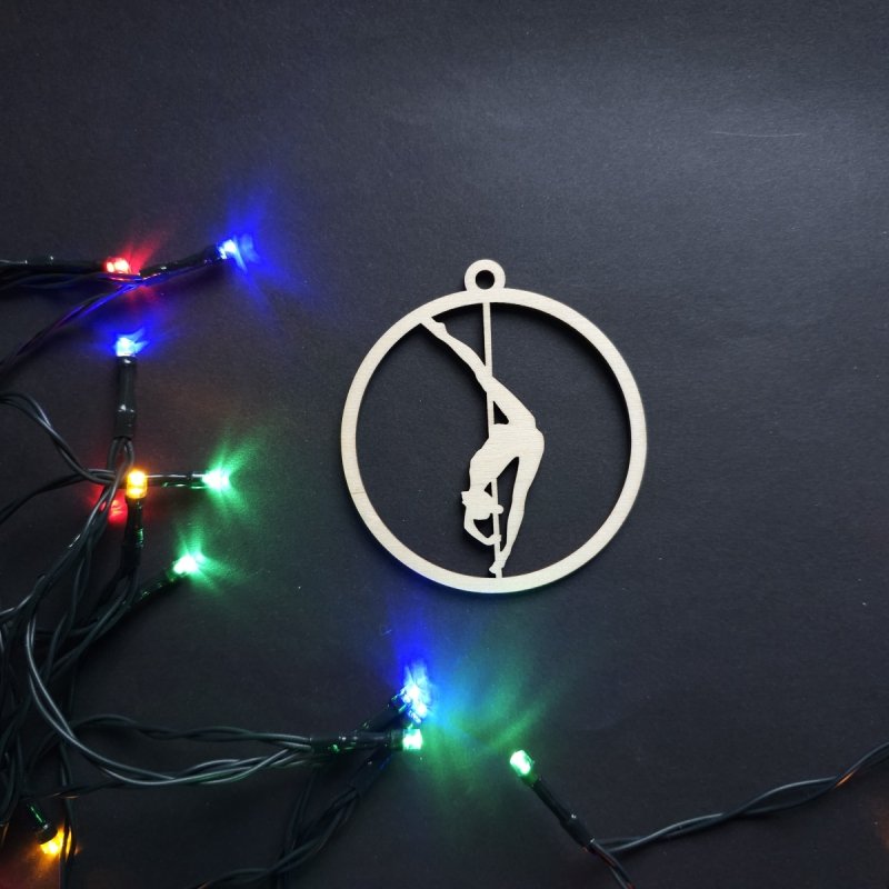 Pole dance Christmas Ornaments, perfect gift for pole dancer, Pole dance Wall Decor