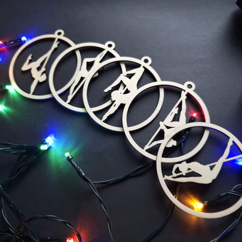 Pole dance Christmas Ornaments, perfect gift for pole dancer, Pole dance Wall Decor