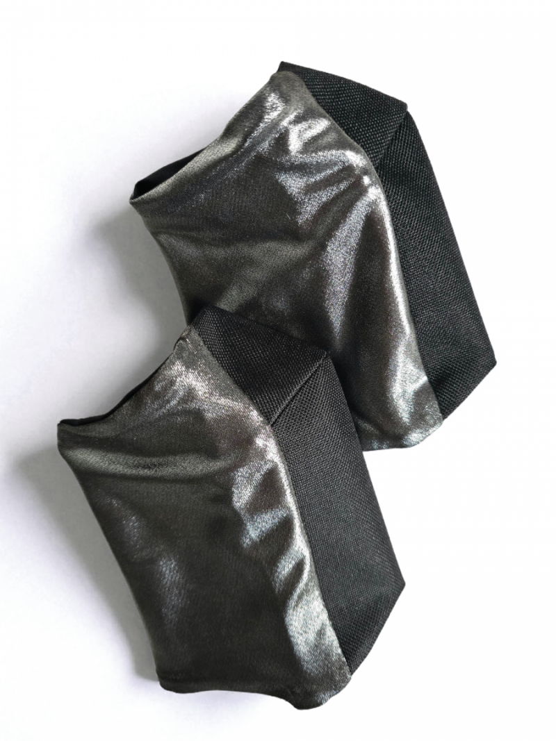 Ochraniacze na botki srebrne 35-38