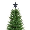 Komplet 19 Bombek Choinkowych Kamai Christmas Decoration® - Kolor Antracyt z Gwiazdą na Czubek