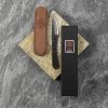 Kanetsune Shirogami#2 Nóż Kiridashi 65 mm prosty