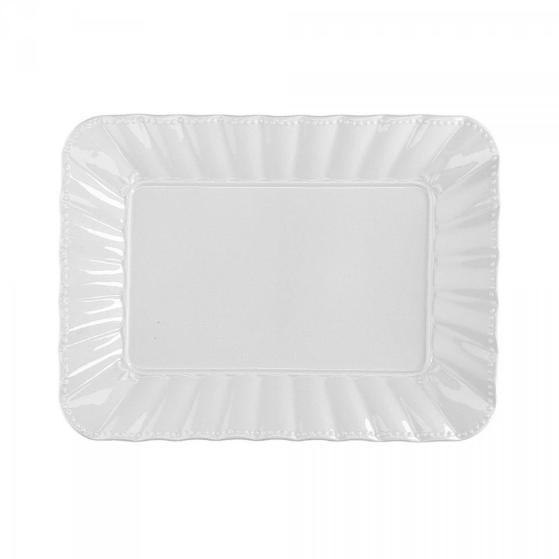 Taca Prostokątna 35 X 26 Cm Ducale La Porcellana Bianca