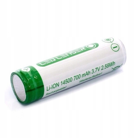 Akumulator Led Lenser ICR 14500 - Długotrwała żywotność, do 1000 cykli ładowania, do latarek P5R - 3.7V 700 mAh - LedLenser