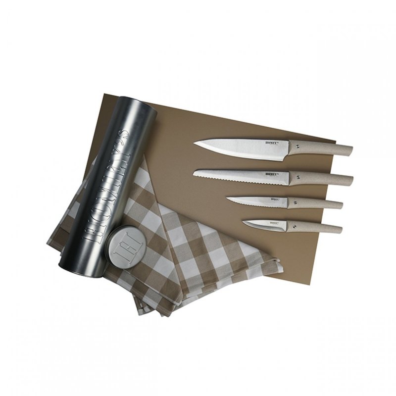 Zestaw Prezentowy noży kuchennych Homey's, Nodigh, 6 elementów Elegancka Tuba