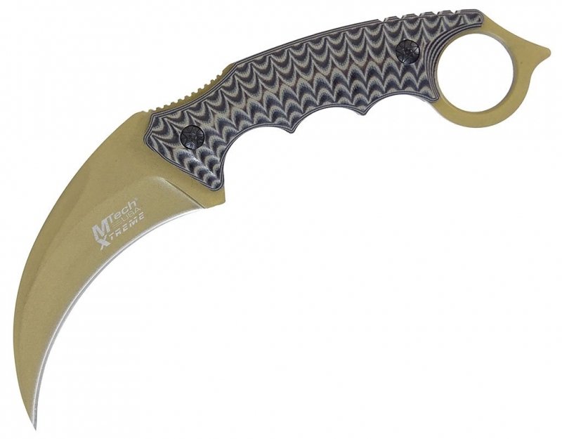 Nóż Master Cutlery M-Tech Extreme Karambit Tan (MX-8140BN)